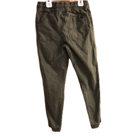 Girls Art Class Khaki Green Pull On Pants - Picture 2 of 4